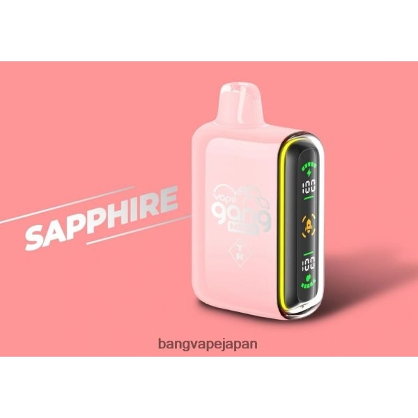 Bang Box Vape Flavors - Vape Gang MEGA 20,000 パフの使い捨てベイプ (5 個入りボックス) 6D4N0659 サファイア