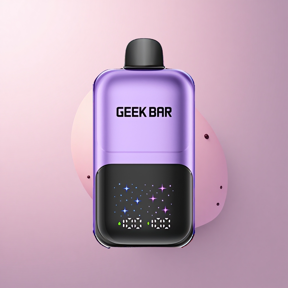 GEEK BAR 2GO 20ml 50000 Puffs グレープ＆ラズベリー 5%ニコチン デュアルタンク リチャージャブル