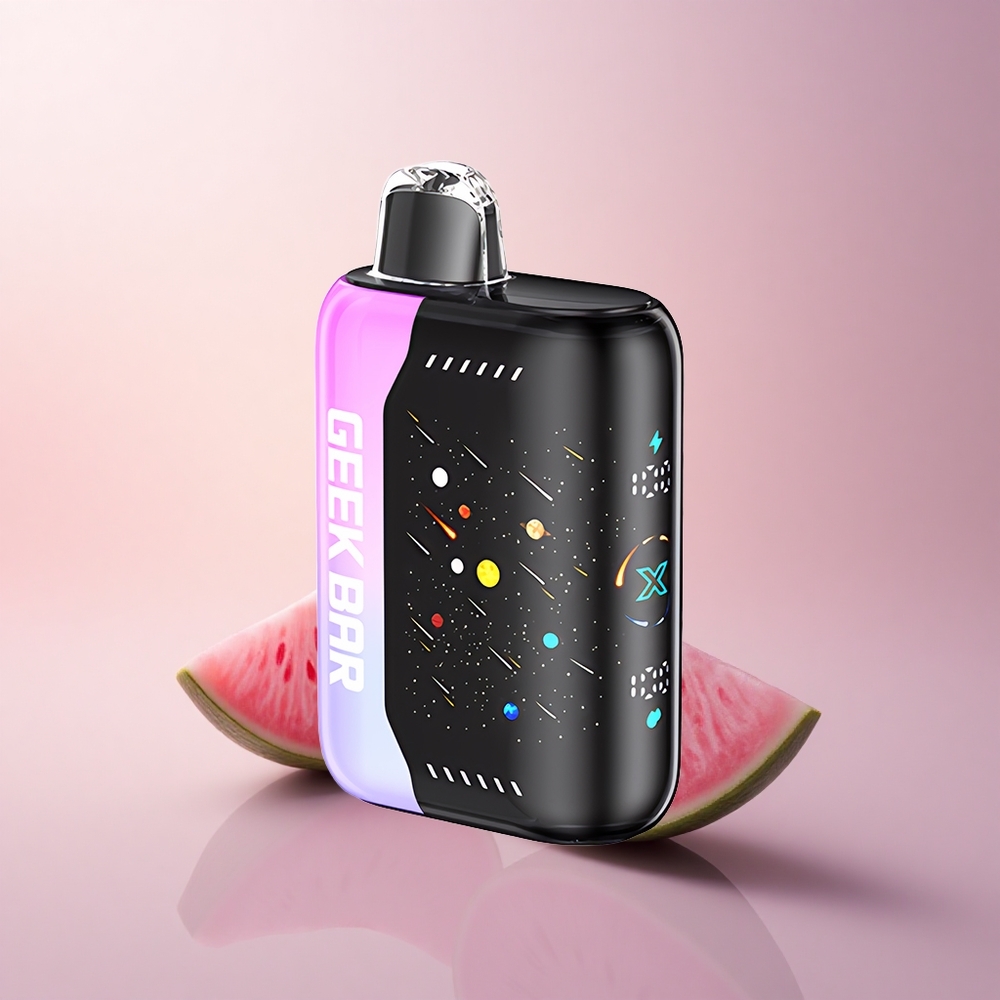 GEEK BAR Pulse X 42K Puffs Meteor Edition 苺スイカ デュアルメッシュコイル 5%ニコチン 820mAh