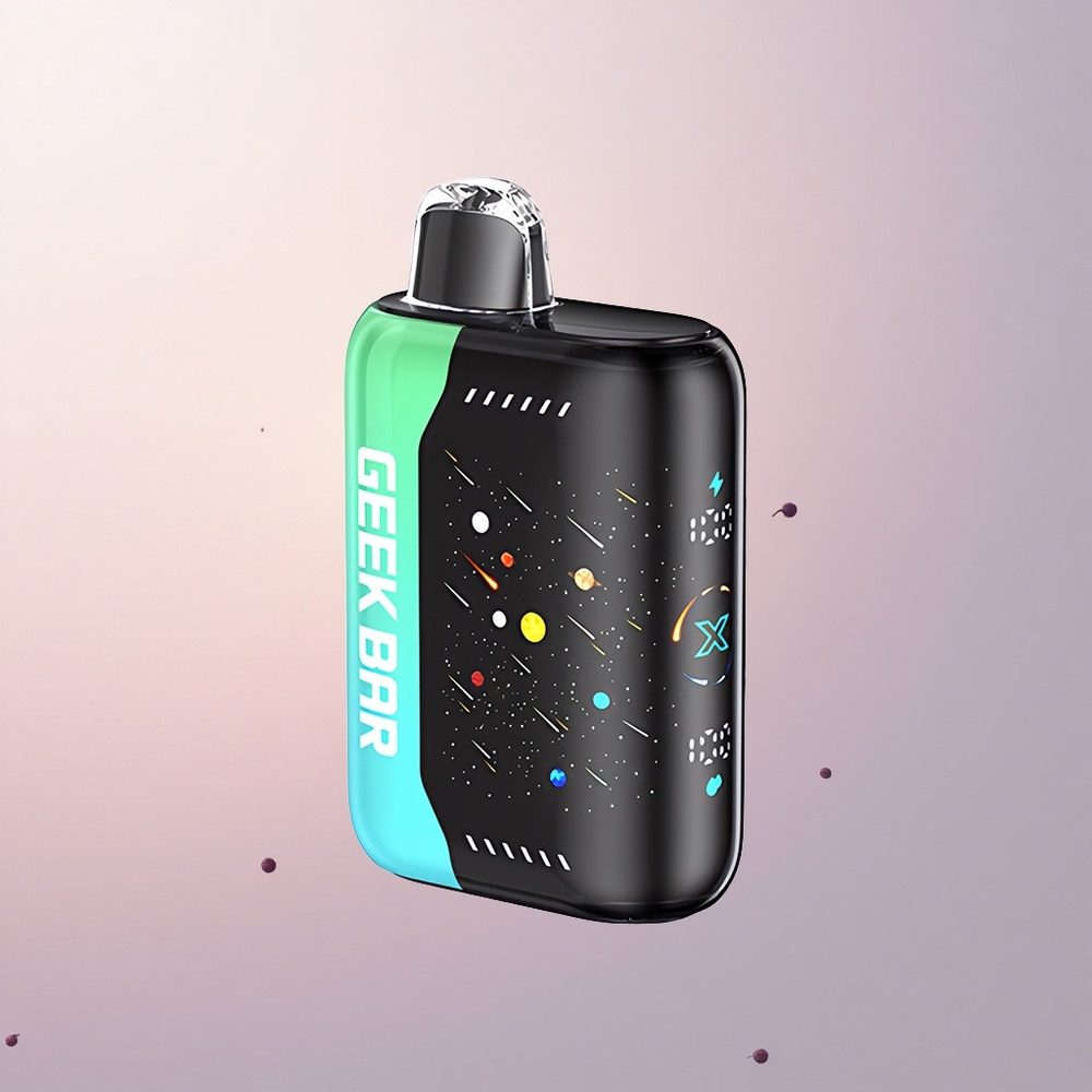 GEEK BAR Pulse X 42K Puffs Meteor Edition アトラント・ミント 820mAh デュアルメッシュコイル ニコチン5%