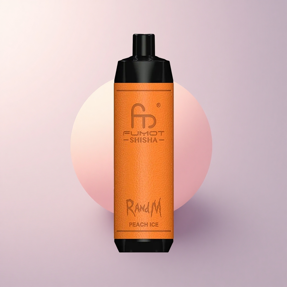 RandM Fumot Shisha 10000 Puffs ピーチアイス 0.5%ニコチン 850mAh