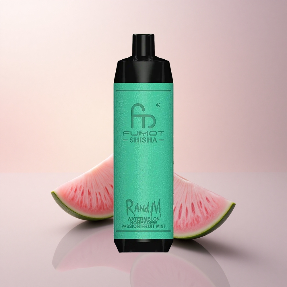 RandM Fumot Shisha 10000 Puffs スイカハニーデューパッションフルーツミント 0.5%ニコチン 850mAh