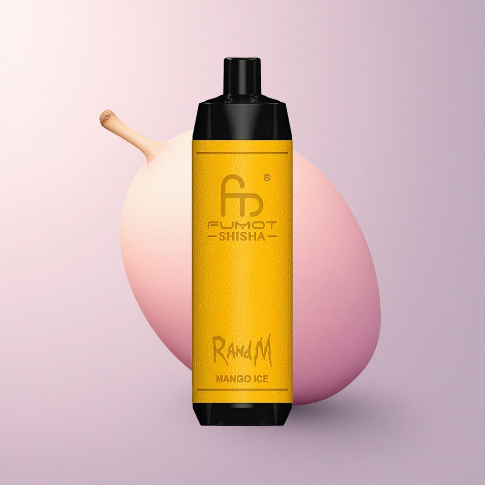RandM Fumot Shisha 10000 Puffs マンゴーアイス 18ml 0.5%ニコチン 850mAh