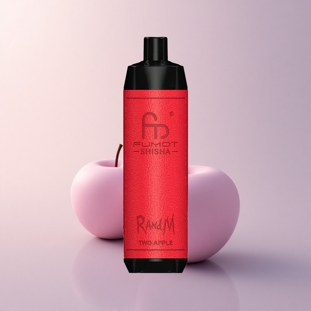 RandM Fumot Shisha 10000 Puffs 二つのりんご 18ml 0.5%ニコチン 850mAh
