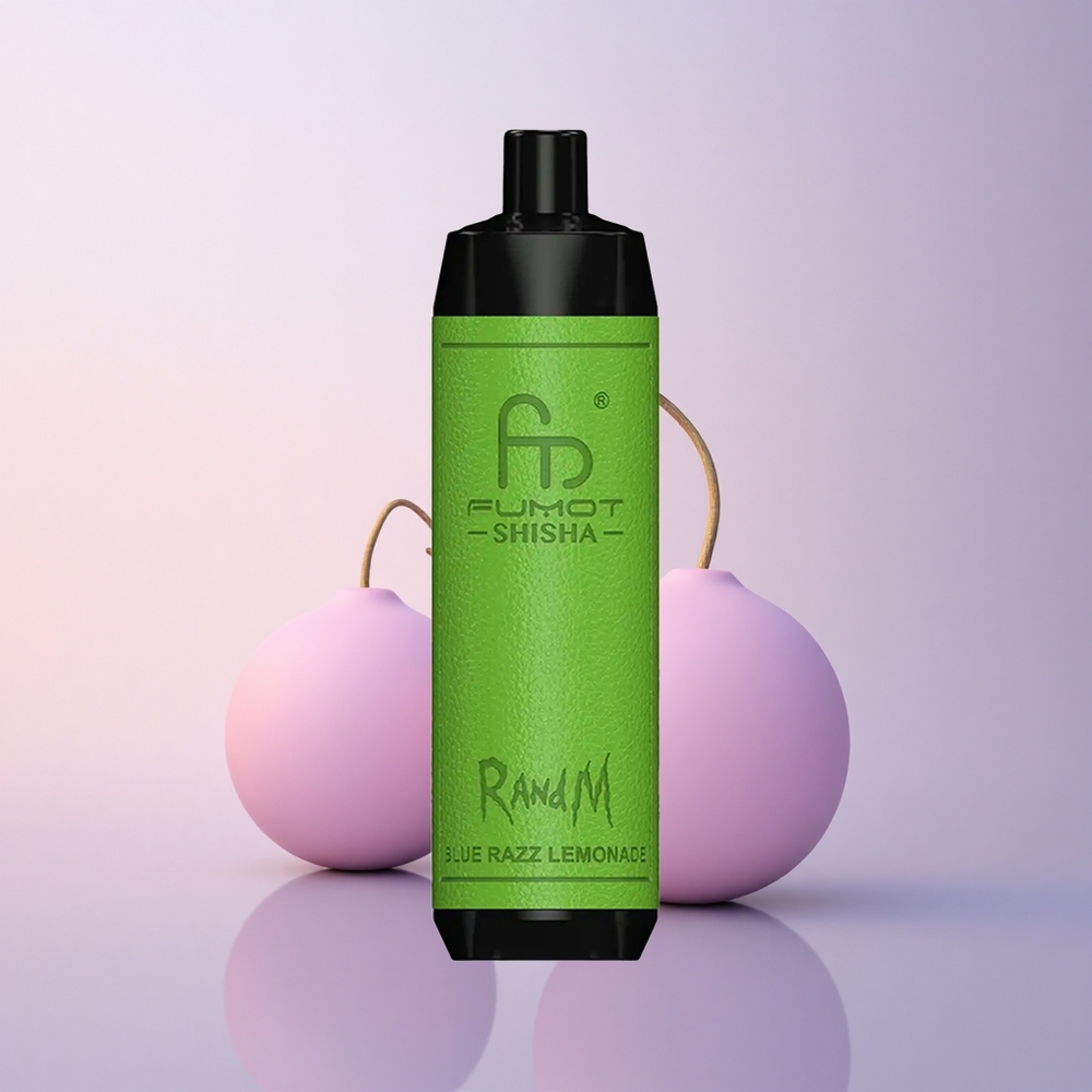 RandM Fumot Shisha 10000 Puffs ブルーラズレモネード 18ml 0.5%ニコチン 850mAh