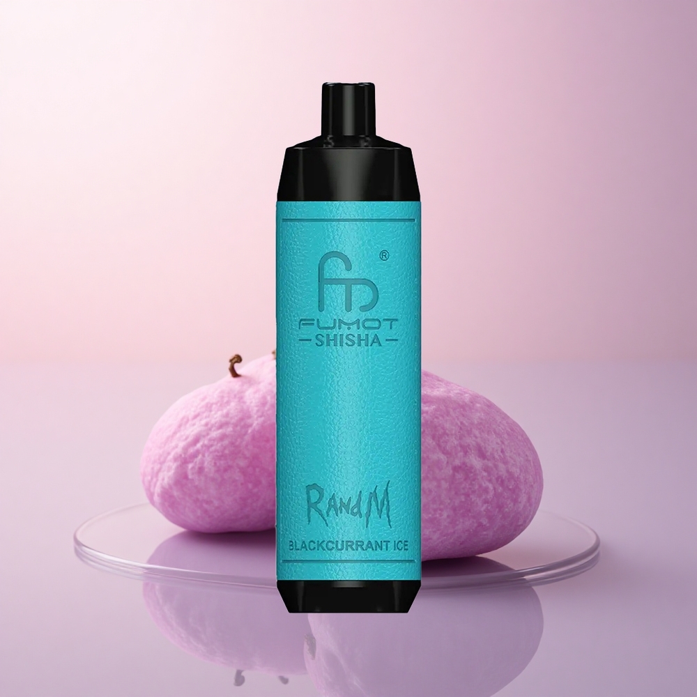 RandM Fumot Shisha 10000 Puffs ブラックカラントアイス 18ml 0.5%ニコチン