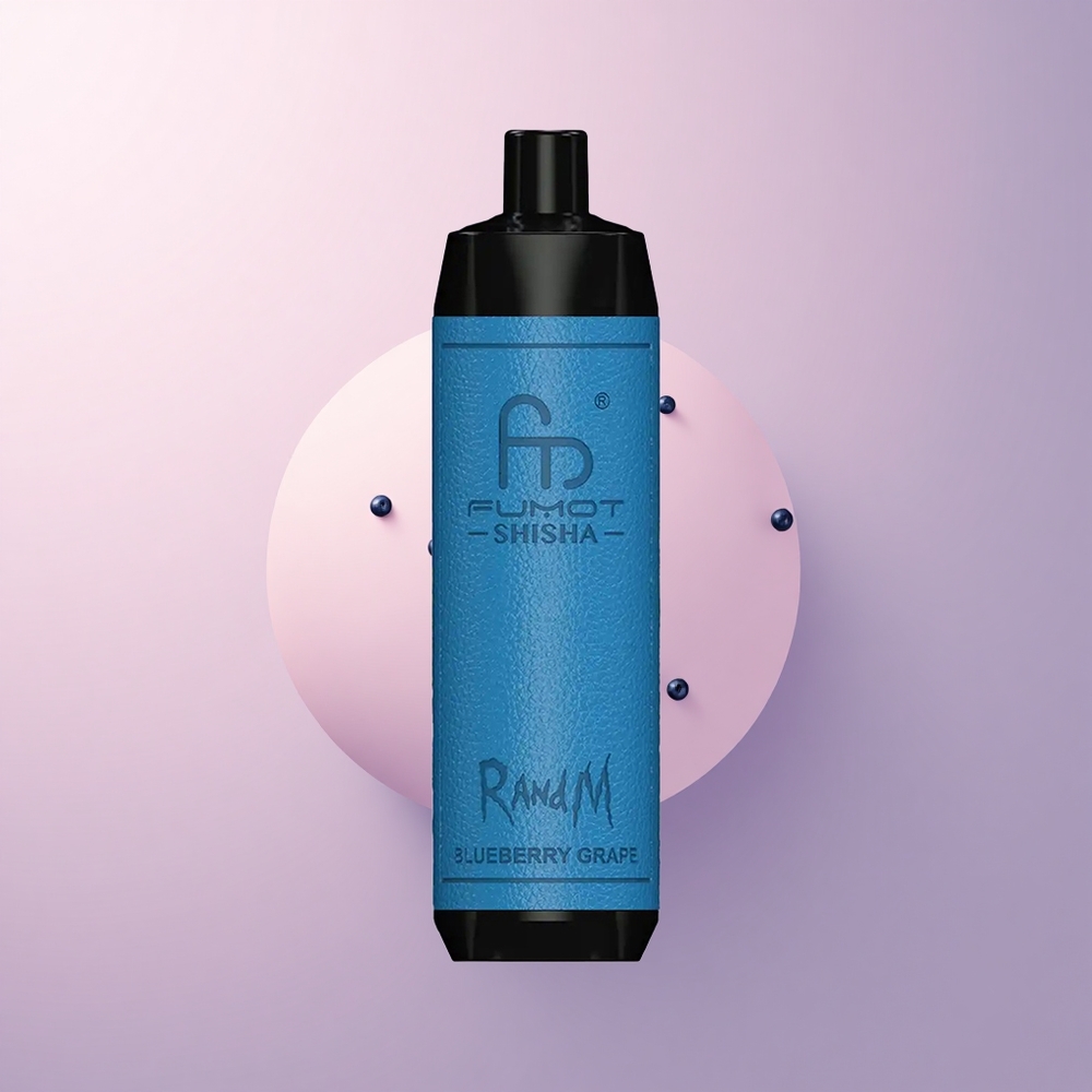 RandM Fumot Shisha 10000 Puffs ブルーベリーグレープ 18ml 0.5%ニコチン