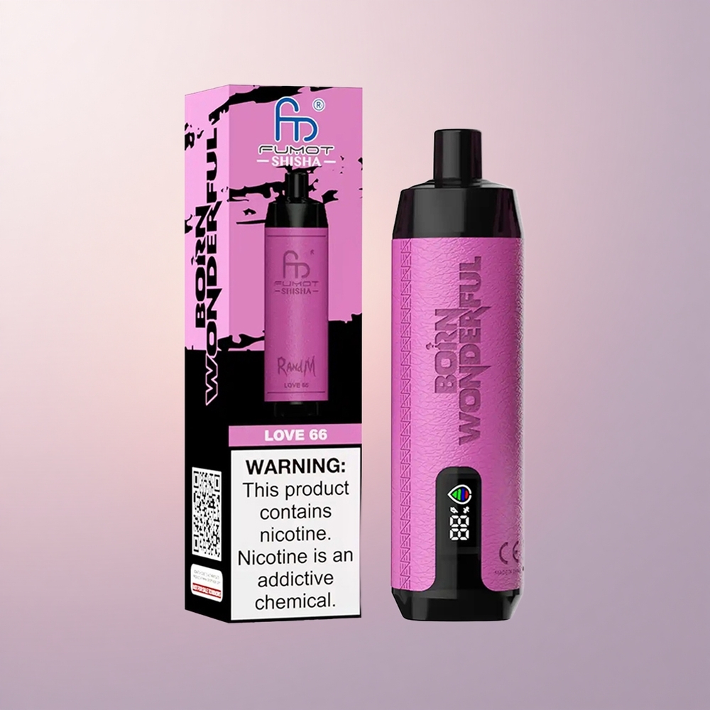 RandM Fumot Shisha 10000 Puffs 愛66 18ml 0.5%ニコチン 850mAh