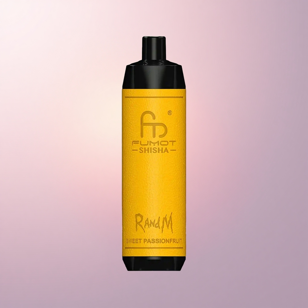 RandM Fumot Shisha 10000 Puffs 甘々パッションフルーツ 850mAh 0.5%ニコチン