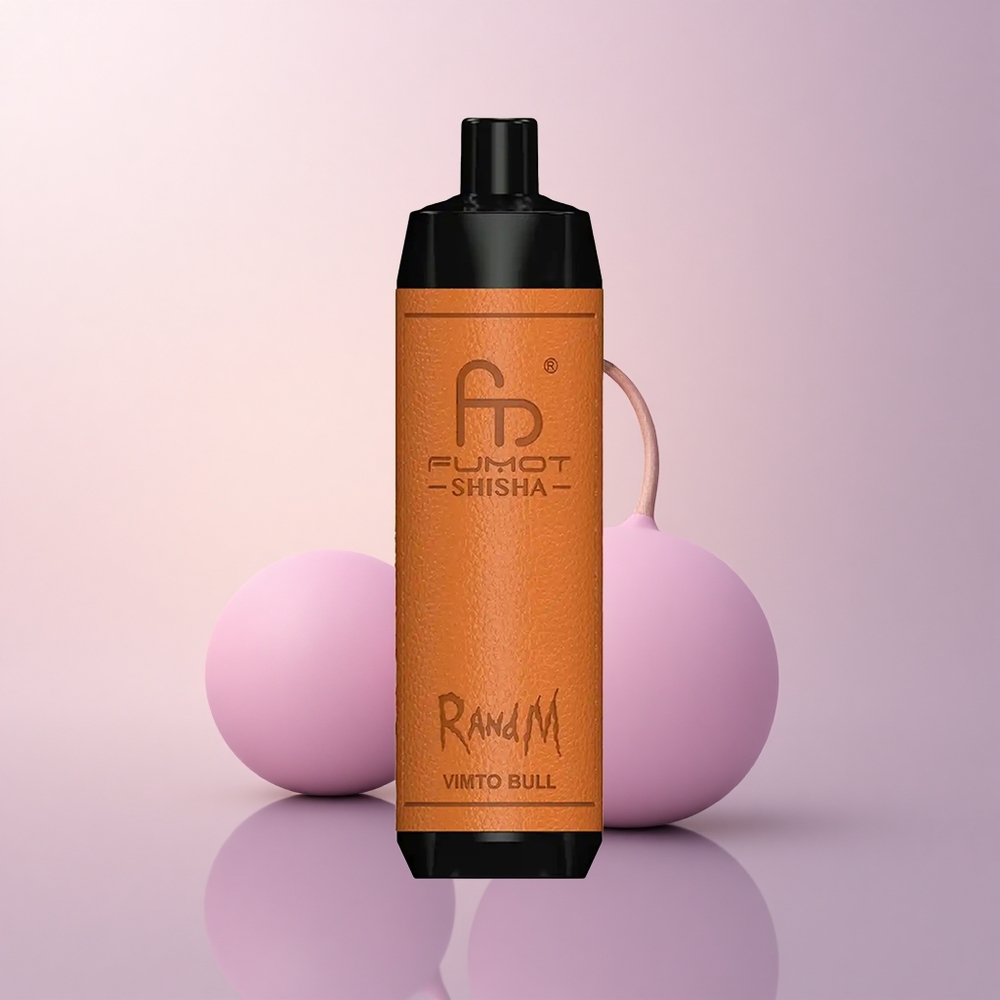 RandM Fumot Shisha 10000 Puffs ビムト・ブル LED 0.5%ニコチン 850mAh
