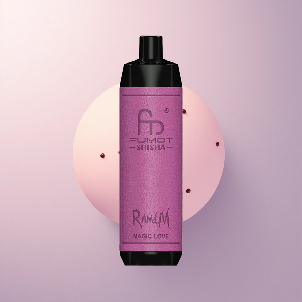 RandM Fumot Shisha 10000 Puffs 魔法の愛 LED 18ml 0.5%ニコチン