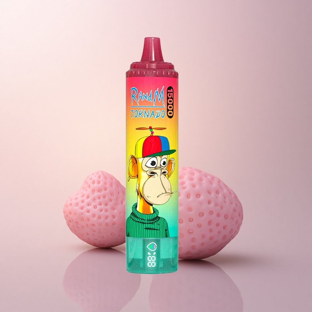 RandM Fumot Tornado 15000 Puffs ストロベリーキウイ25ml850mAh