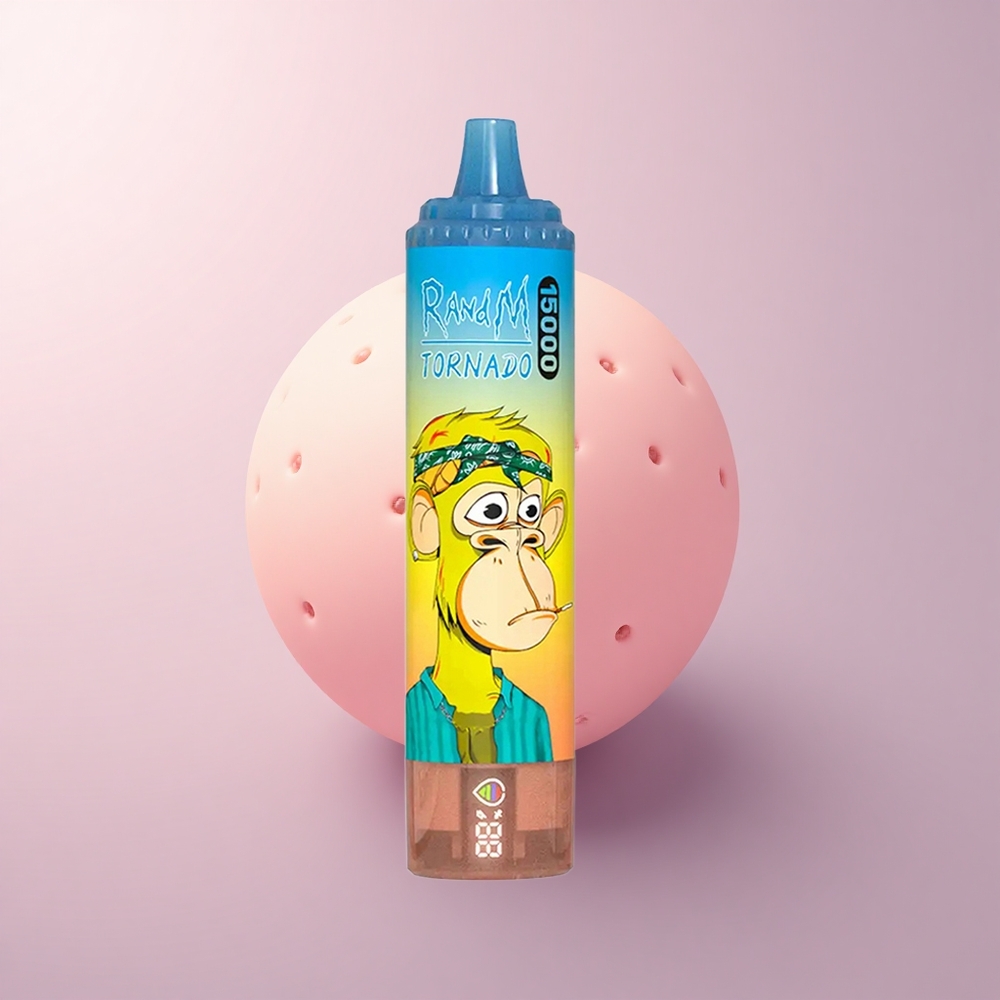 RandM Fumot Tornado 15000 Puffs 苺の25mlメッシュコイル850mAh