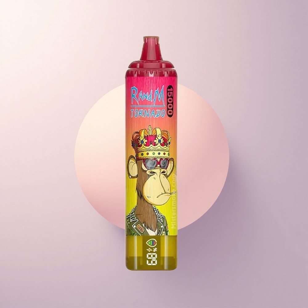 RandM Fumot Tornado 15000 Puffs アイスドピーチ 25ml 850mAh