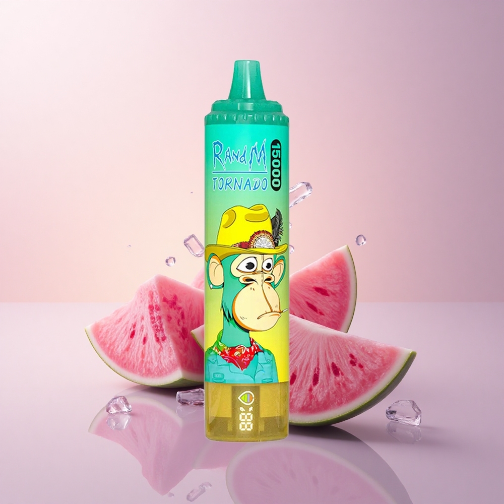 RandM Fumot Tornado 15000 Puffs スイカアイス 850mAh メッシュコイル