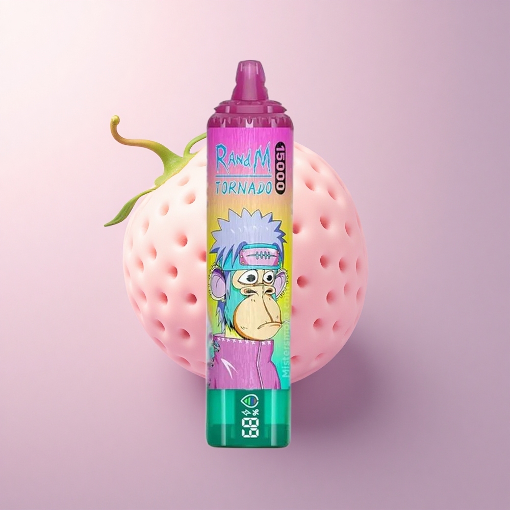 RandM Fumot Tornado 15000 Puffs 冷凍苺 850mAh