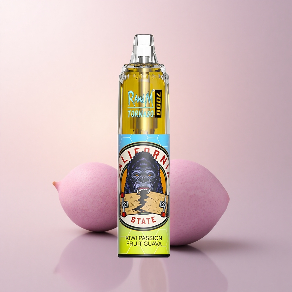 RandM Fumot Tornado 7000 Puffs キウイパッションフルーツグアバ 14ml 5%ニコチン 850mAh