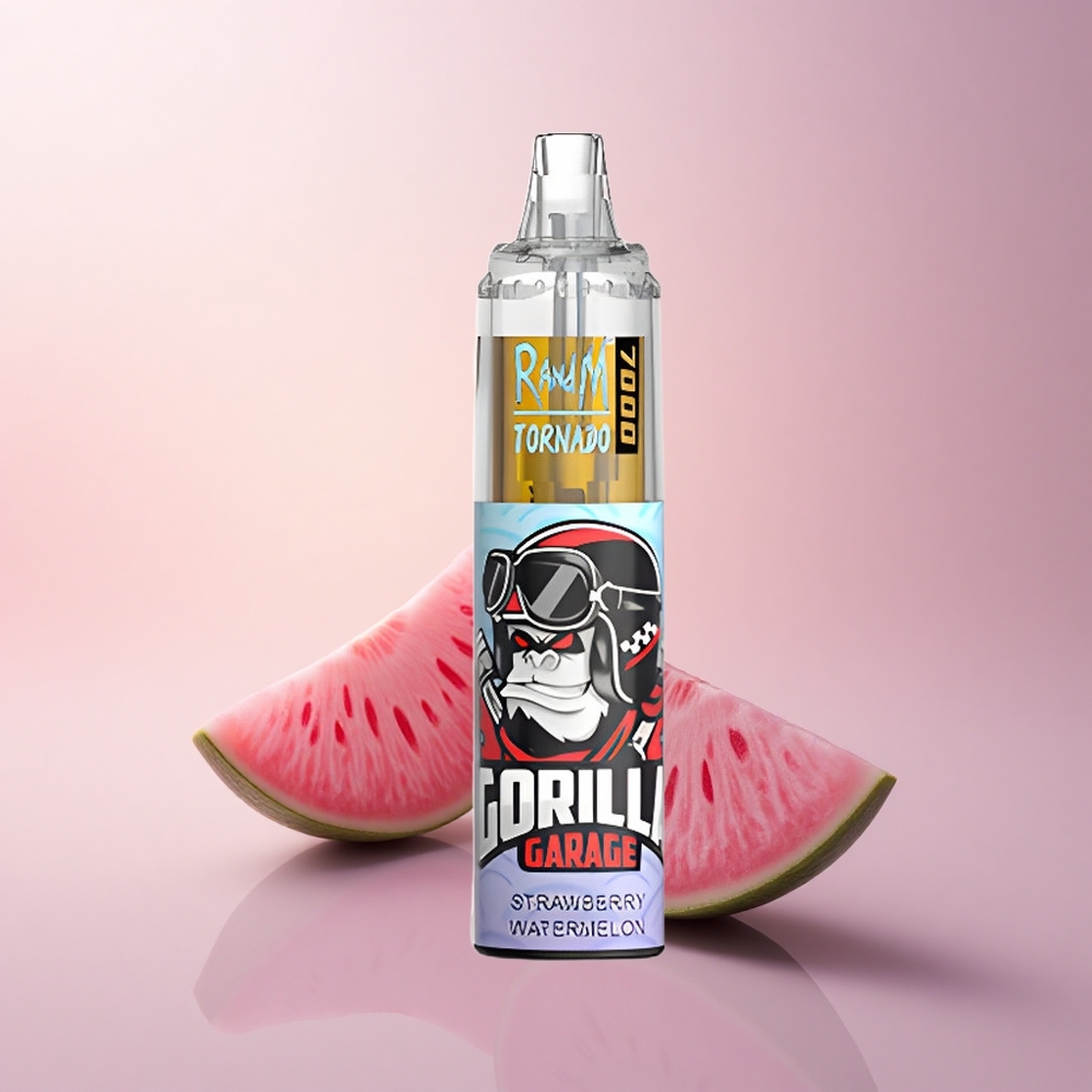 RandM Fumot Tornado 7000 Puffs 苺とスイカのメッシュコイル 5%ニコチン 850mAh