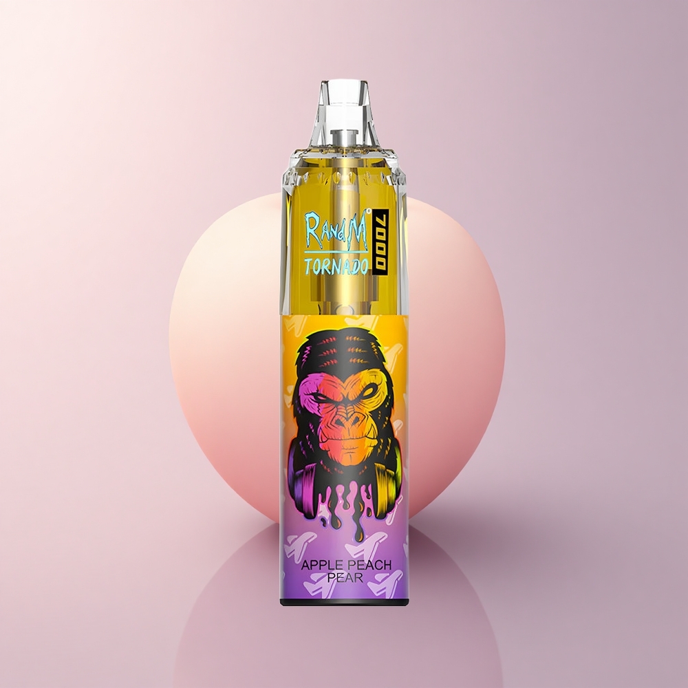 RandM Fumot Tornado 7000 Puffs アップルピーチペア メッシュコイル 5%ニコチン