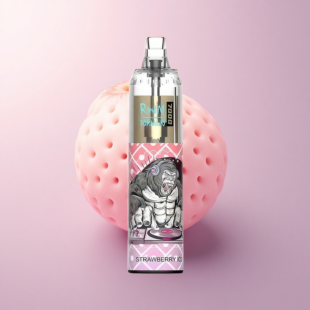 RandM Fumot Tornado 7000 Puffs 苺アイス メッシュコイル 5%ニコチン