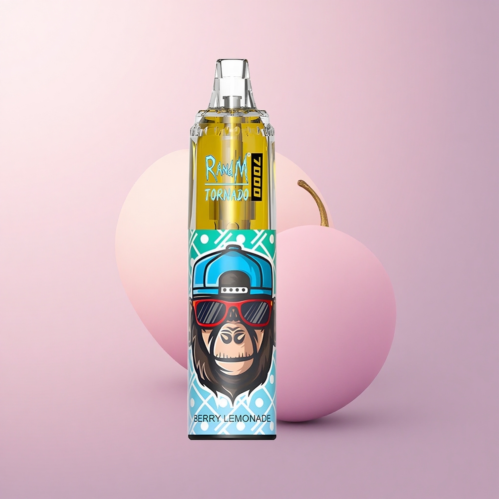 RandM Fumot Tornado 7000 Puffs ベリーレモネード メッシュコイル 5%ニコチン