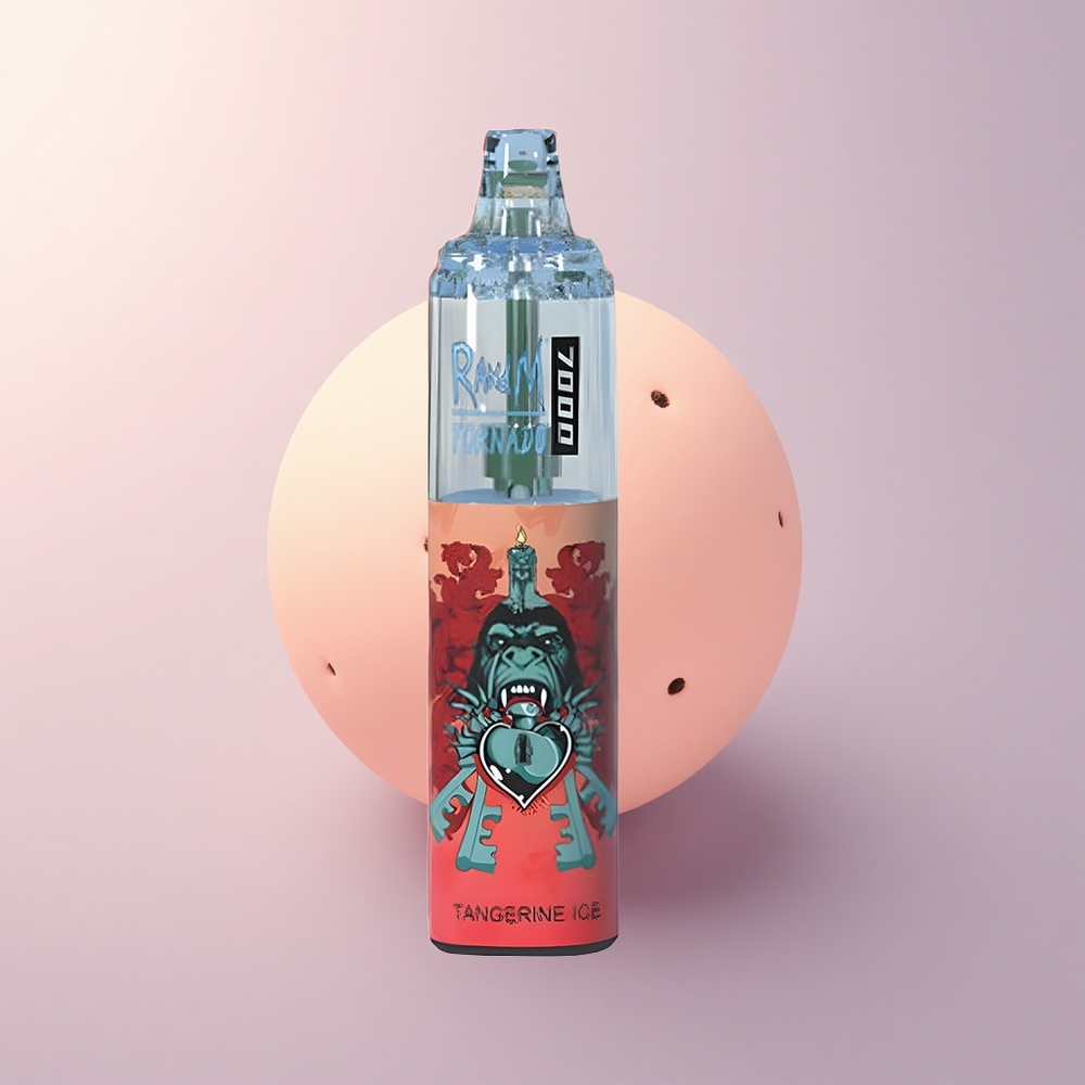 RandM Fumot Tornado 7000 Puffs 蜜柑アイス 850mAh メッシュコイル
