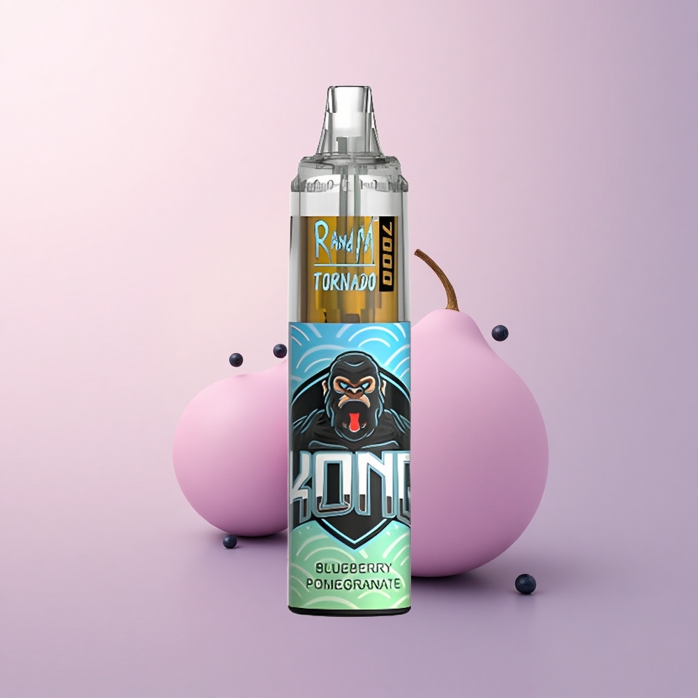 RandM Fumot Tornado 7000 Puffs ブルーベリーポメグラネート 850mAh メッシュコイル