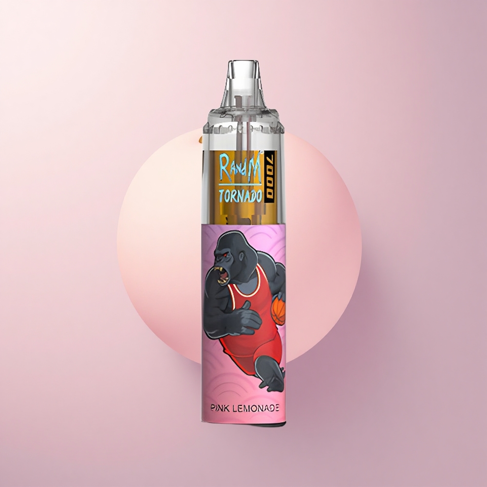 RandM Fumot Tornado 7000 Puffs ピンクレモネード 850mAh メッシュコイル