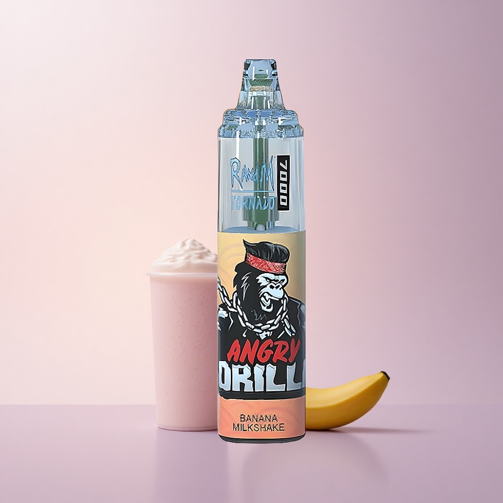 RandM Fumot Tornado 7000 Puffs バナナミルクシェイク 850mAh メッシュコイル