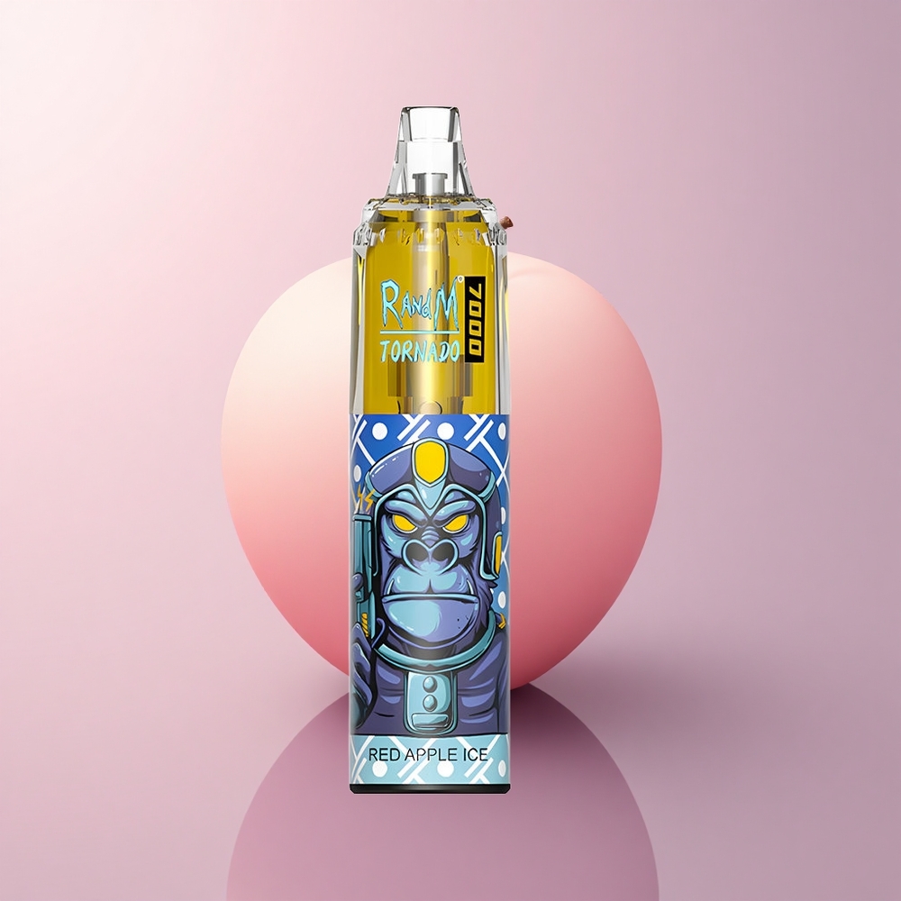 RandM Fumot Tornado 7000 Puffs 赤りんごアイス 850mAh メッシュコイル
