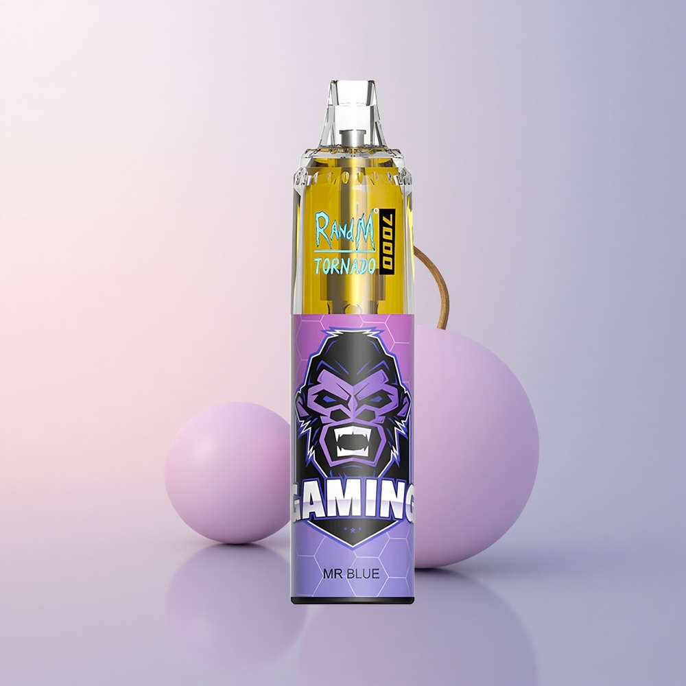 RandM Fumot Tornado 7000 Puffs ブルー博士 Meshコイル 14mL 850mAh