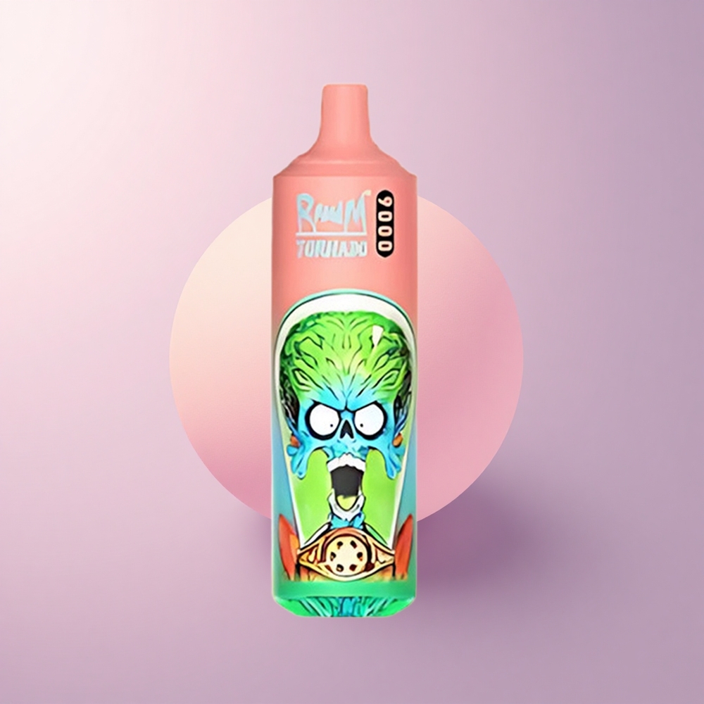 RandM Fumot Tornado 9000 Puffs グミーベア 18mL メッシュコイル 850mAh