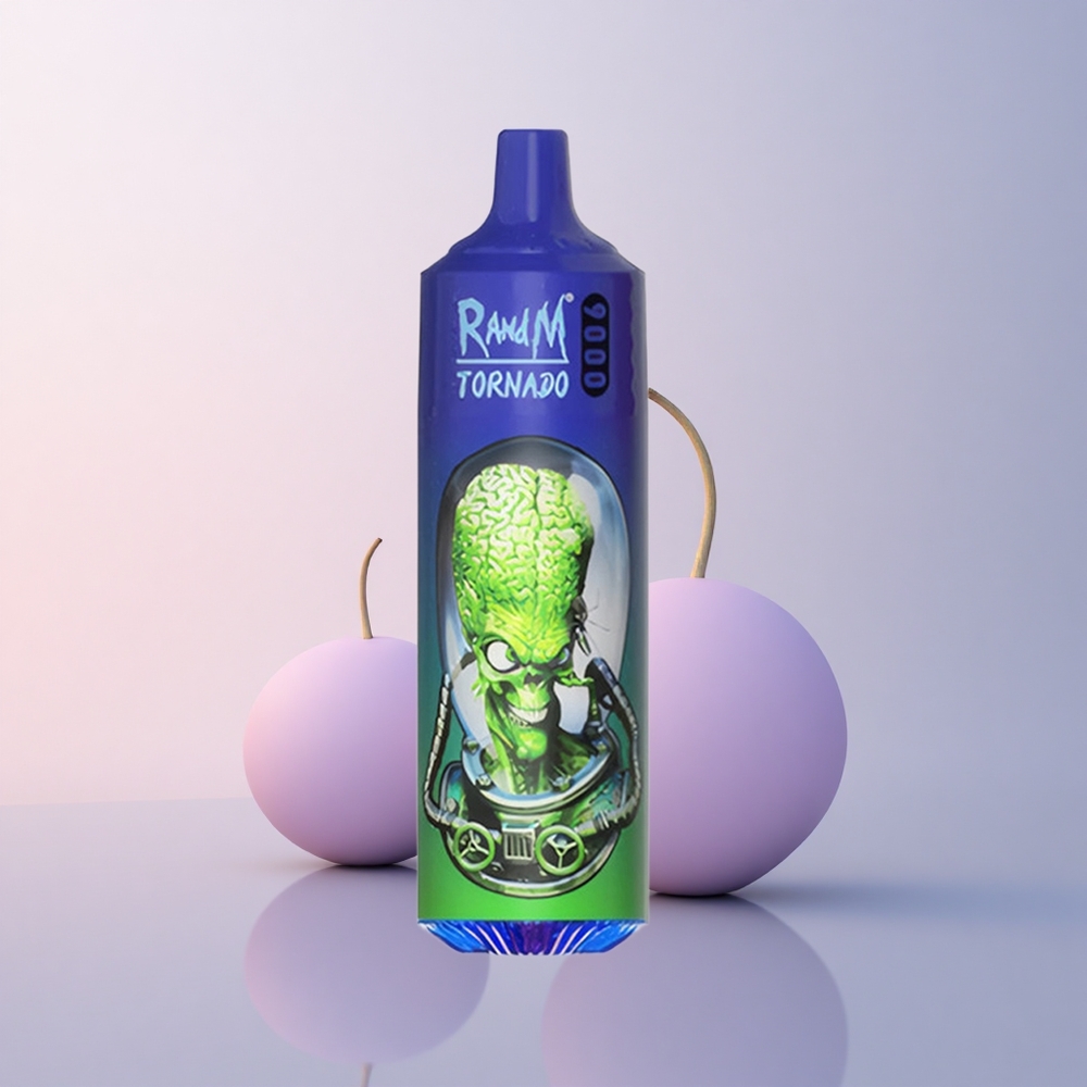 RandM Fumot Tornado 9000 Puffs ブルー18mLメッシュコイル850mAh