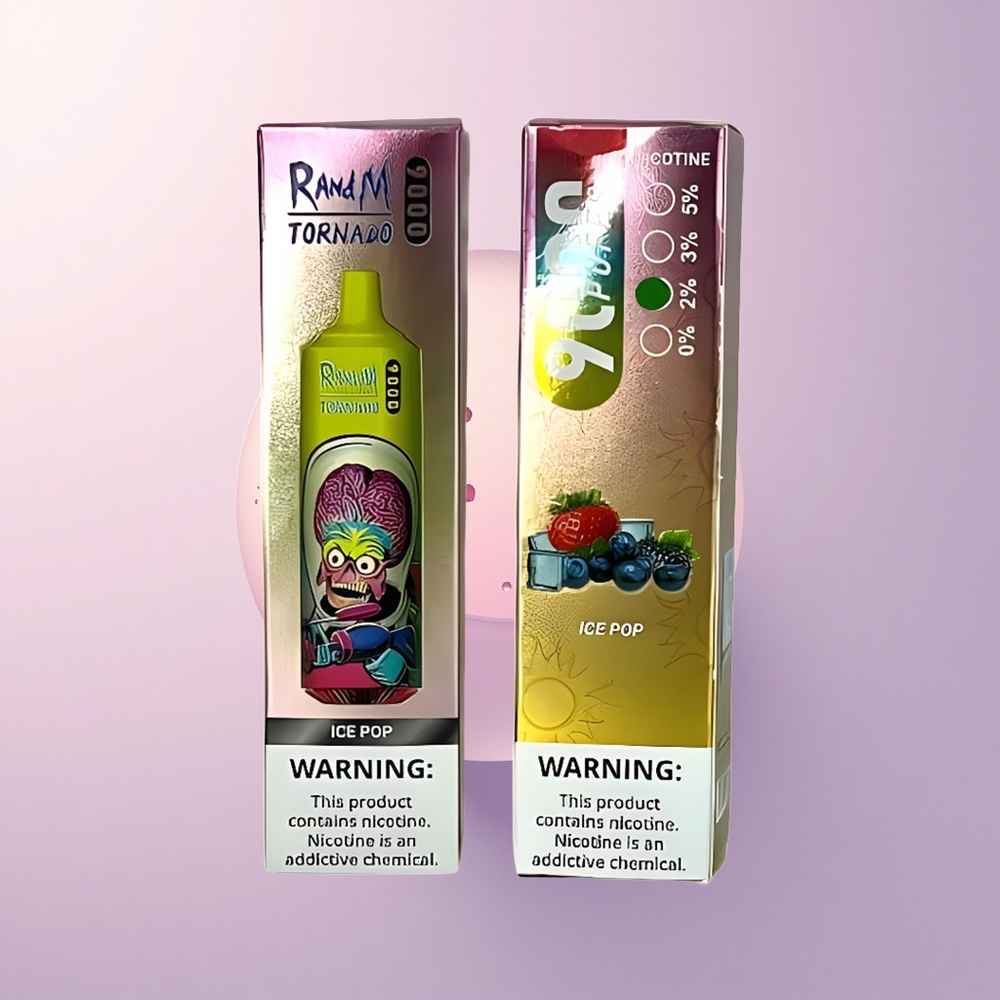 RandM Fumot Tornado 9000 Puffs 氷菓メッシュコイル850mAh18mL