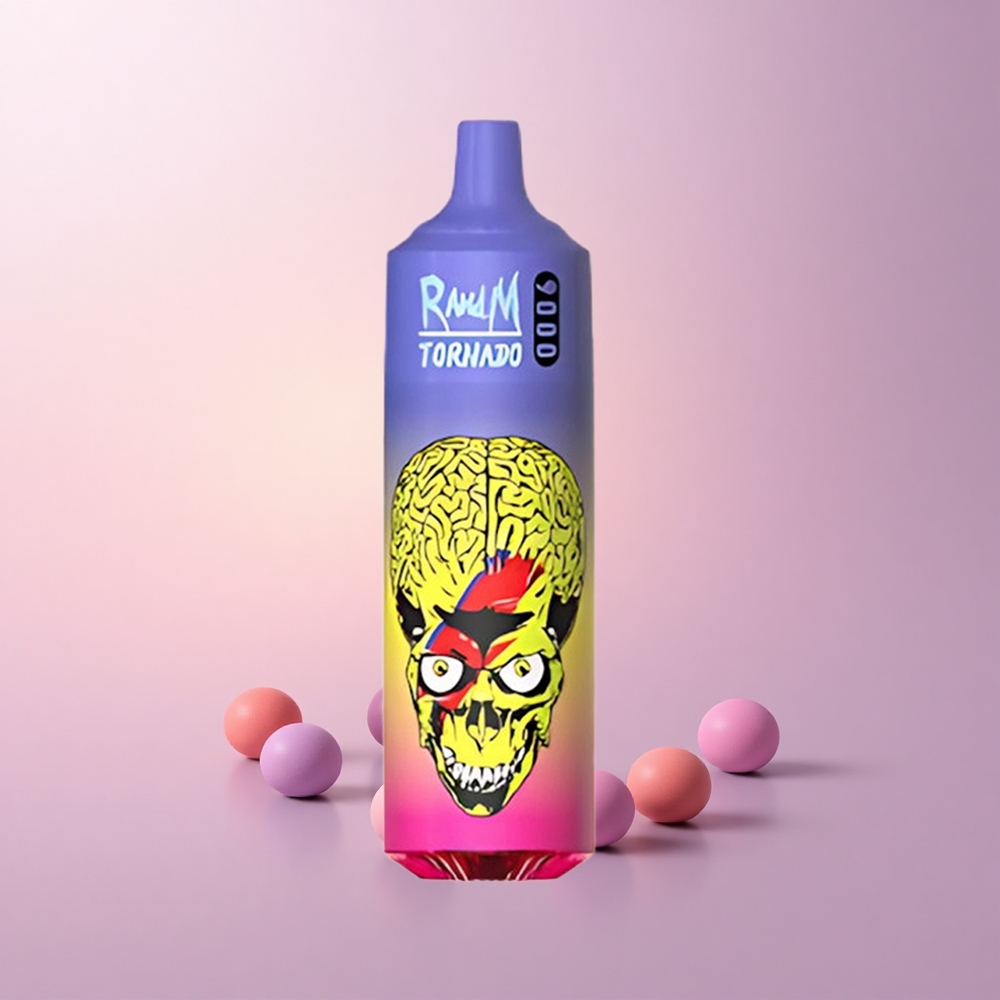 RandM Fumot Tornado 9000 Puffs スキットルズ・メッシュコイル・850mAh・18mL