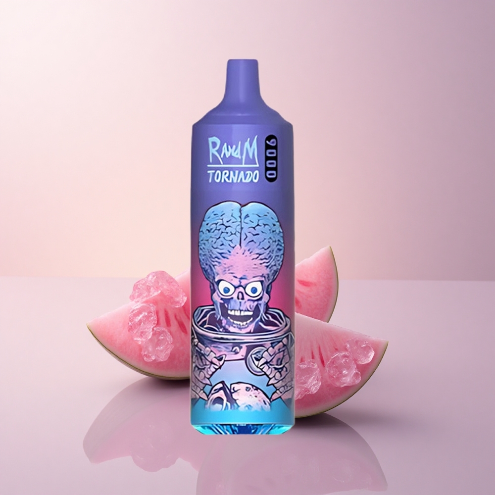 RandM Fumot Tornado 9000 Puffs スイカブラズアイス 850mAh 18mL メッシュコイル