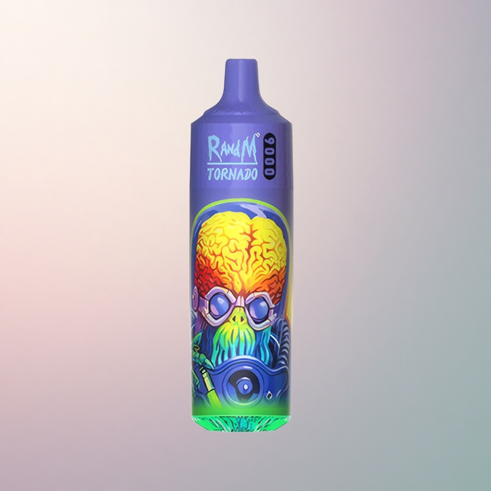 RandM Fumot Tornado 9000 Puffs 冷たいミント 850mAh 18mL メッシュコイル