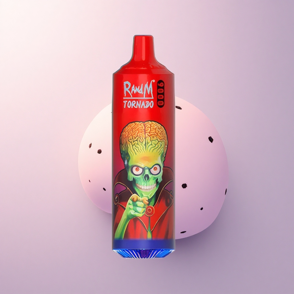 RandM Fumot Tornado 9000 Puffs ラッシュアイス 850mAh 18mL メッシュコイル