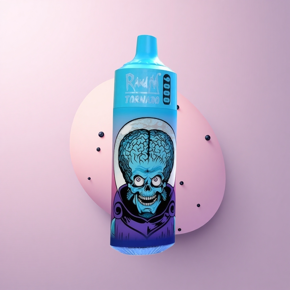 RandM Fumot Tornado 9000 Puffs ブルーベリーチェリークランベリー 850mAh 18mL メッシュコイル