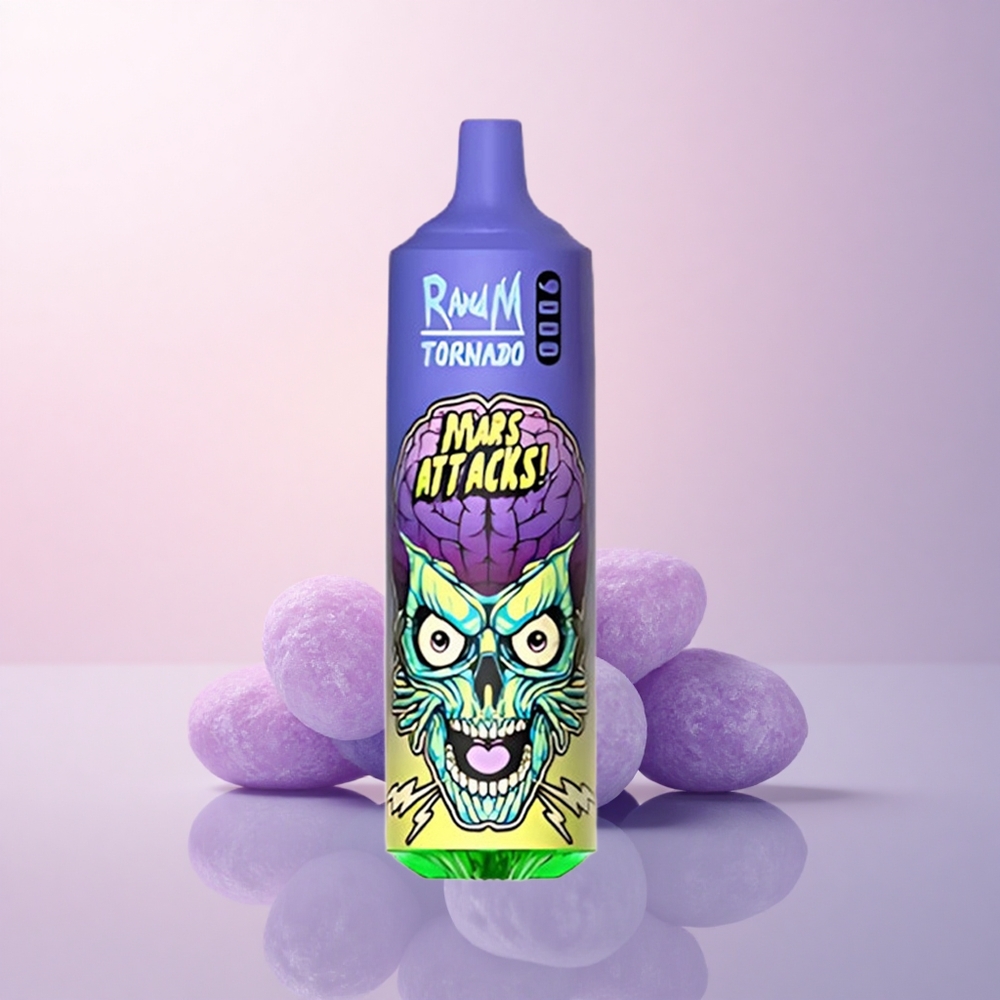 RandM Fumot Tornado 9000 Puffs ブルーベリーアイス 850mAh 18mL メッシュコイル