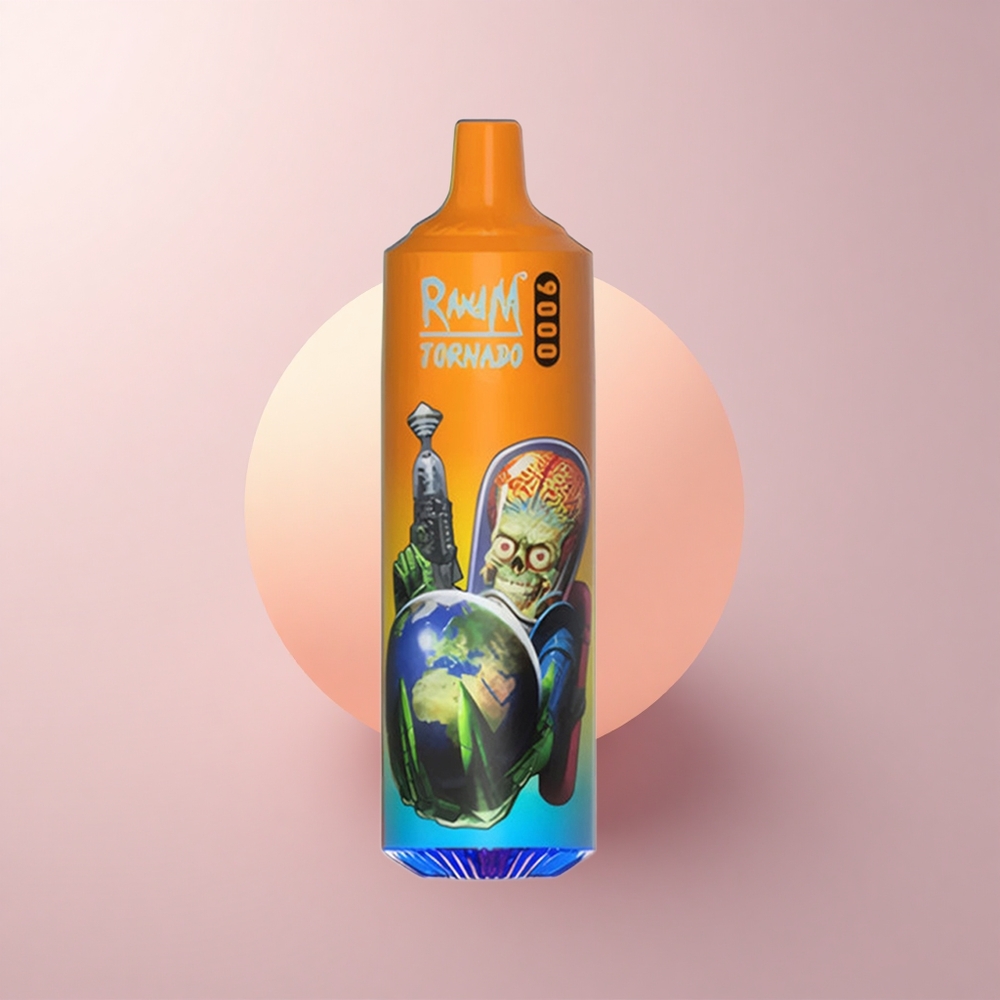 RandM Fumot Tornado 9000 Puffs オレンジソーダ 850mAh 18mL メッシュコイル