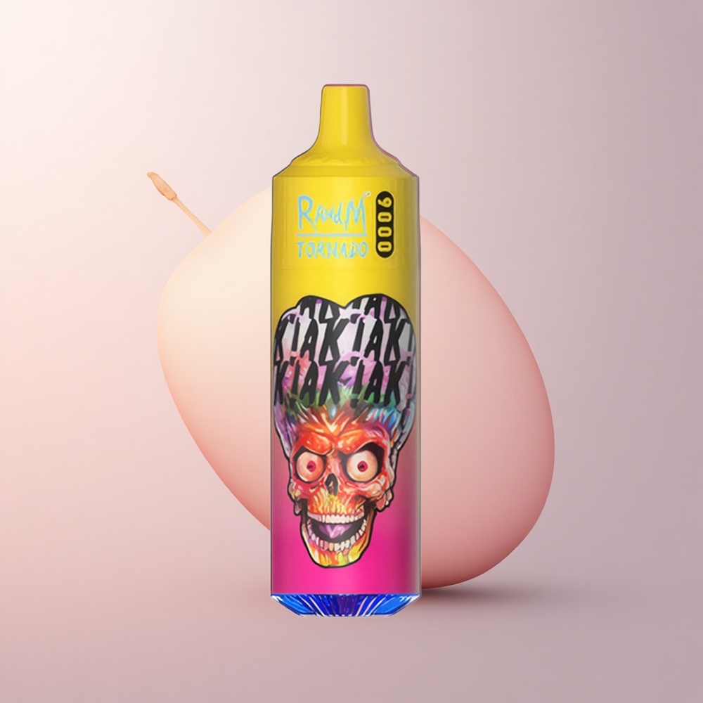 RandM Fumot Tornado 9000 Puffs ピーチマンゴーパインアップル 850mAh 18mL メッシュコイル