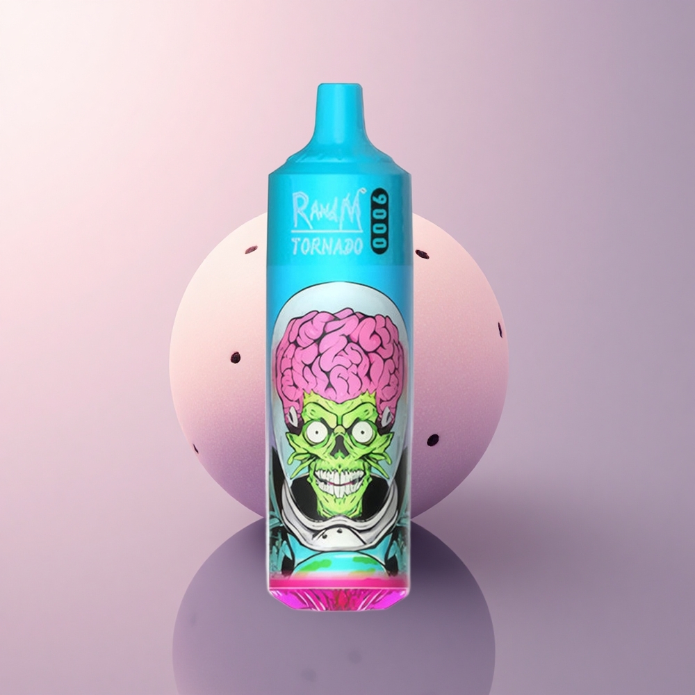 RandM Fumot Tornado 9000 Puffs 黒龍氷 850mAh メッシュコイル