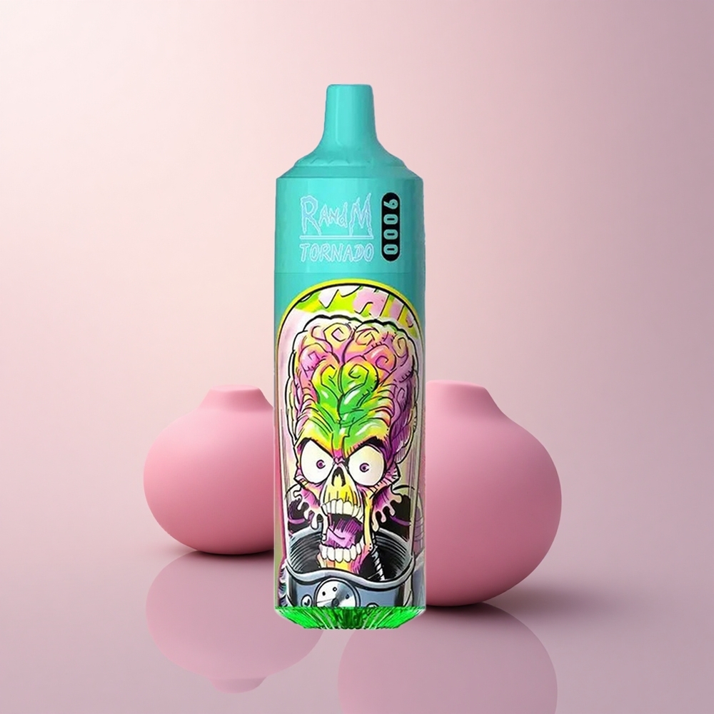 RandM Fumot Tornado 9000 Puffs いちござくろ 850mAh メッシュコイル