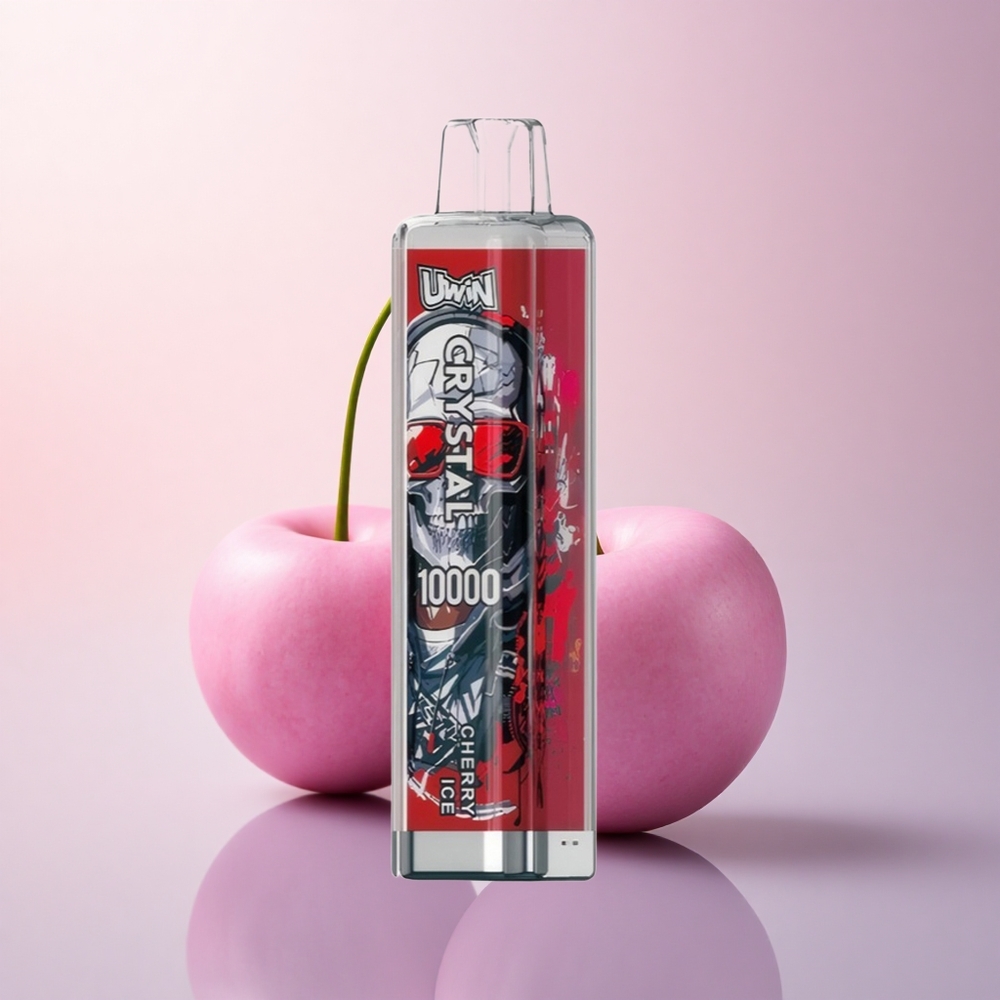 Uwin Crystal 10000 Puffs チェリーアイス 18ml 650mAh RGB