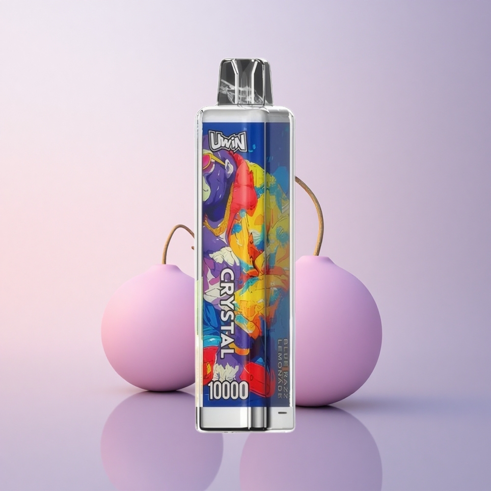Uwin Crystal 10000 Puffs ブルーラズレモネード 18ml 650mAh RGB