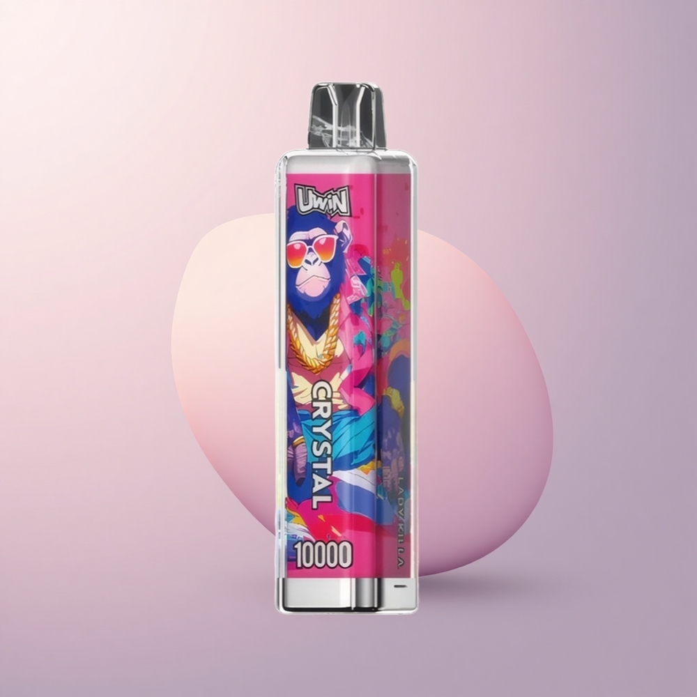 Uwin Crystal 10000 Puffs レディーキラー 18ml RGB 650mAh