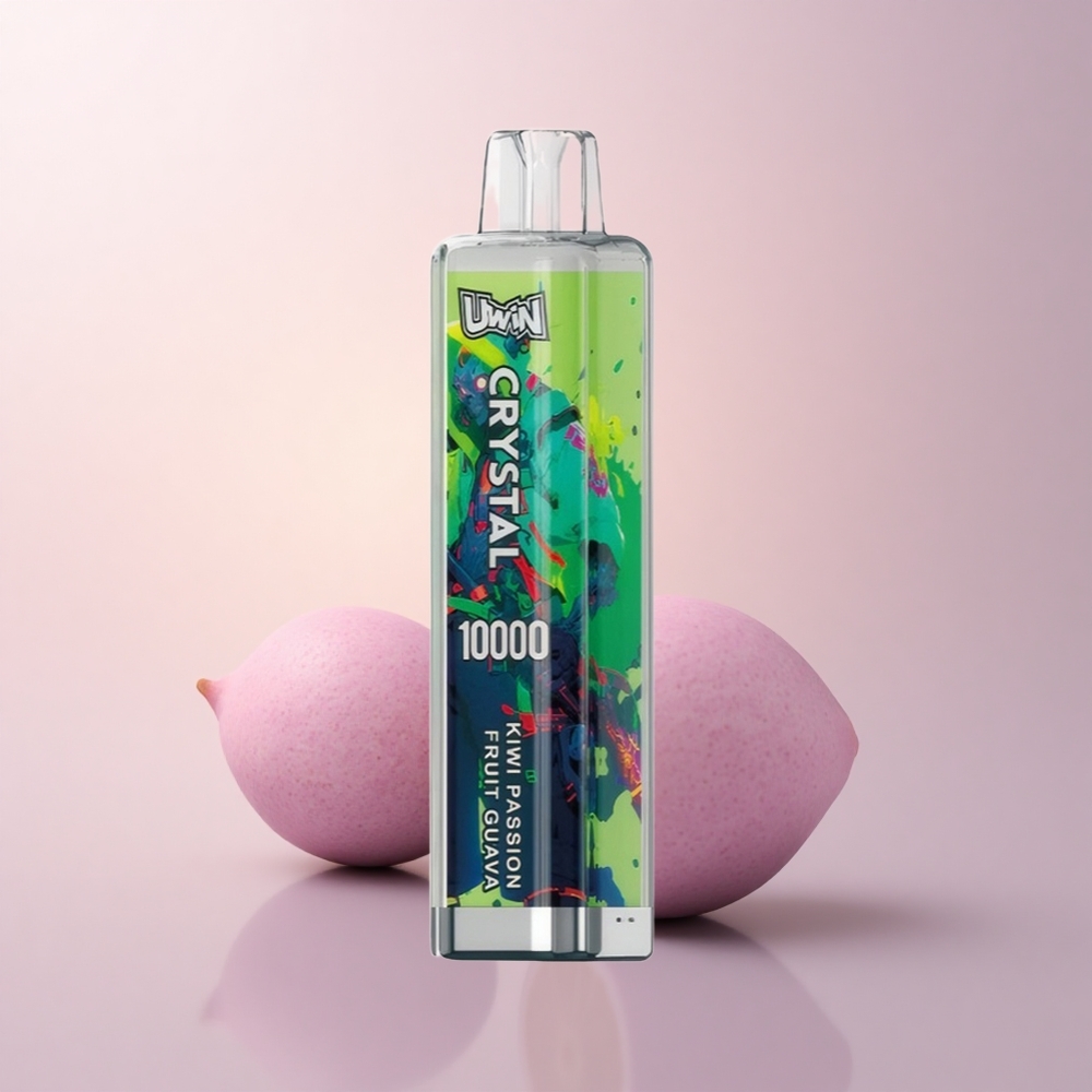 Uwin Crystal 10000 Puffs キウイパッションフルーツグアバ 18ml RGB 650mAh