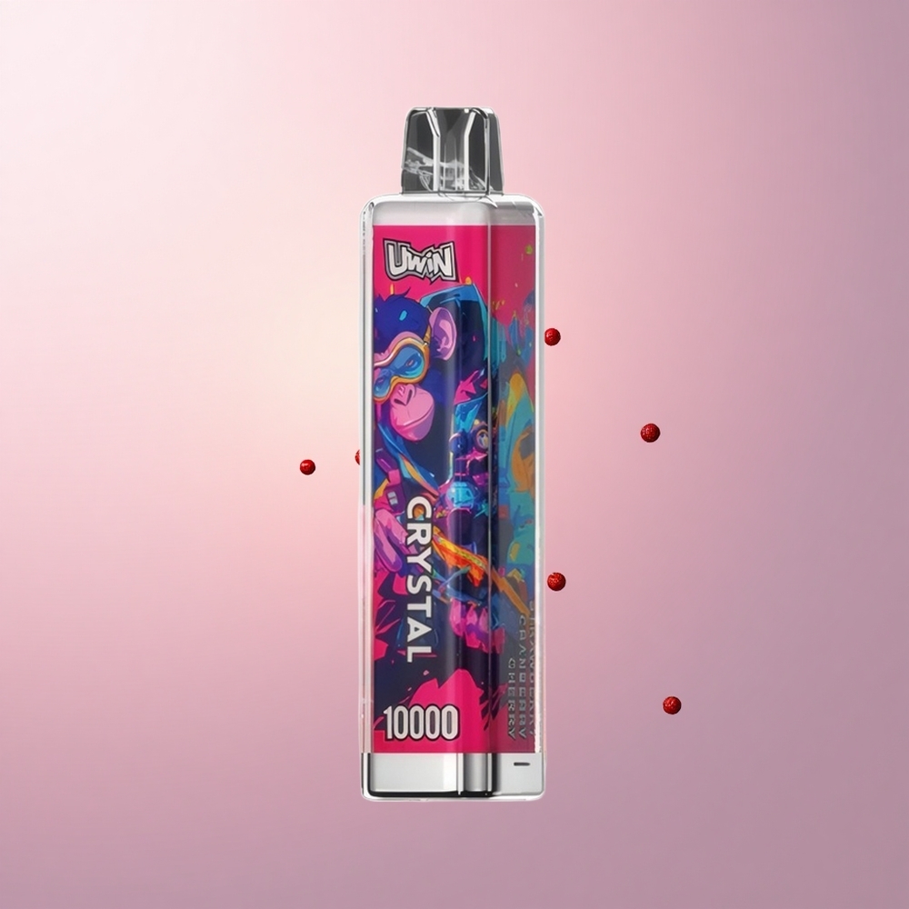 Uwin Crystal 10000 Puffs いちごクランベリーさくらんぼ 650mAh RGB