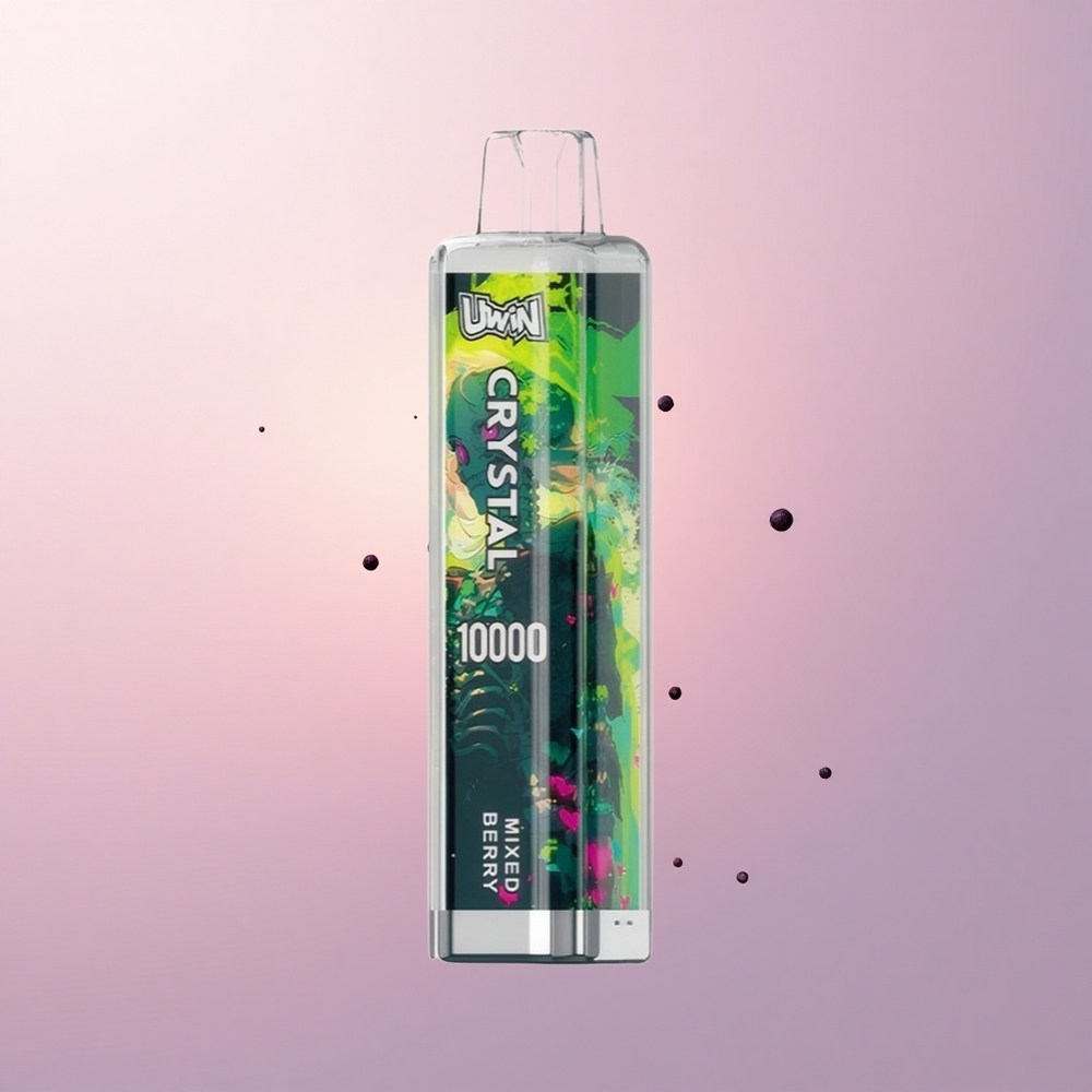 Uwin Crystal 10000 Puffs ミックスベリー RGB 18ml 650mAh